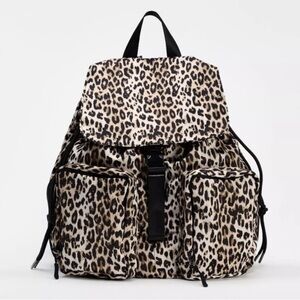 Zara Leopard Print Backpack
